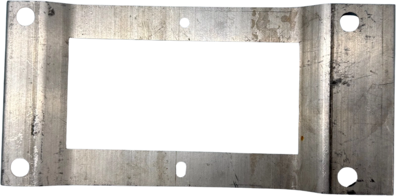 Front view of bridge spacer