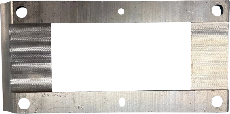 Back view of bridge spacer